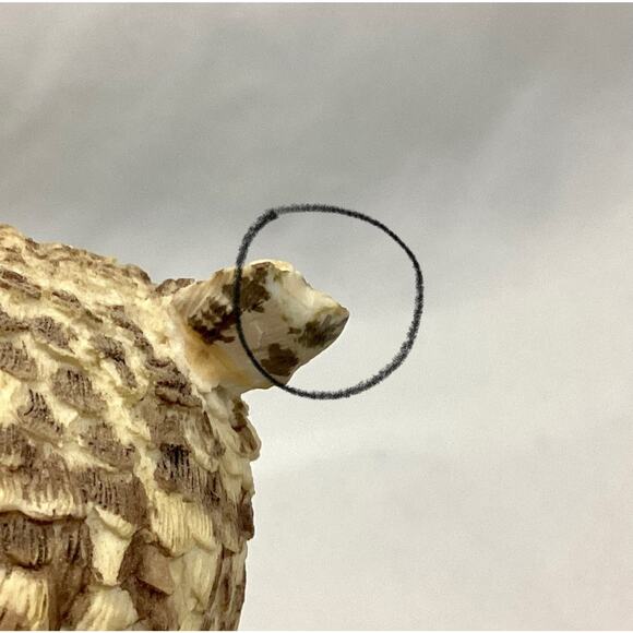 The Franklin Mint Eurasian Eagle Owl Vintage Resin Figurine - Picture 6 of 7